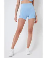 Women's Seamless Marl Laser cut Shorts