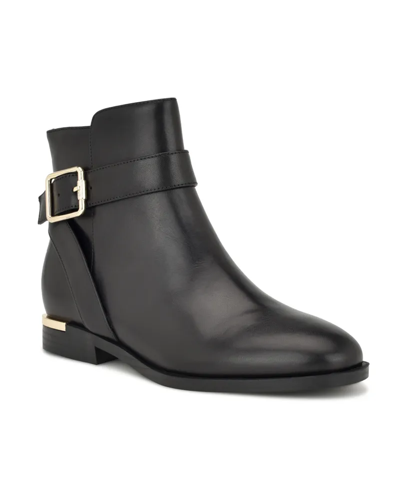 nine west black ankle boots