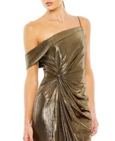 Women's Ieena Metallic Off The Shoulder Gown