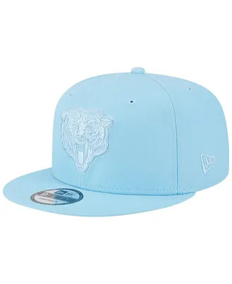 Men's New Era Light Blue Chicago Bears Color Pack Brights 9FIFTY Snapback Hat