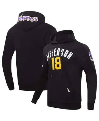 Men's Pro Standard Justin Jefferson Minnesota Vikings Player Name and Number Pullover Hoodie