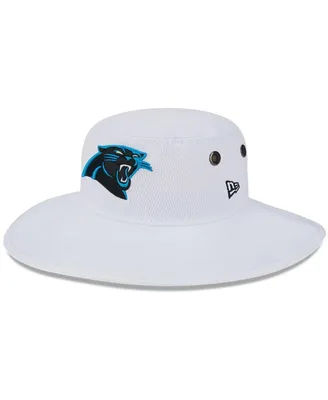 Men's New Era White Carolina Panthers 2023 Nfl Training Camp Panama Bucket Hat