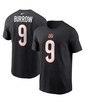 Men's Nike Joe Burrow Cincinnati Bengals Player Name and Number T-shirt