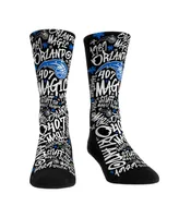 Men's and Women's Rock 'Em Socks Orlando Magic Graffiti Crew Socks