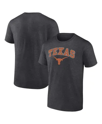 Men's Fanatics Heather Charcoal Texas Longhorns Campus T-shirt