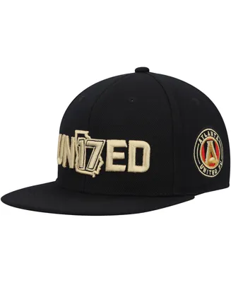 Men's Mitchell & Ness Black Atlanta United Fc We Are The A Snapback Hat