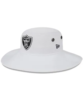 Men's New Era White Las Vegas Raiders 2023 Nfl Training Camp Panama Bucket Hat