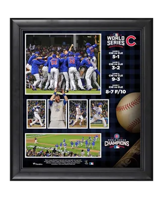 Chicago Cubs 2016 Mlb World Series Champions Framed 15" x 17" Collage