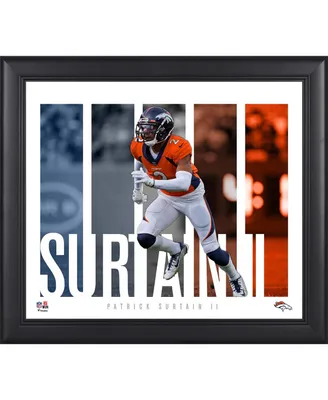 Patrick Surtain Ii Denver Broncos Framed 15" x 17" Player Panel Collage