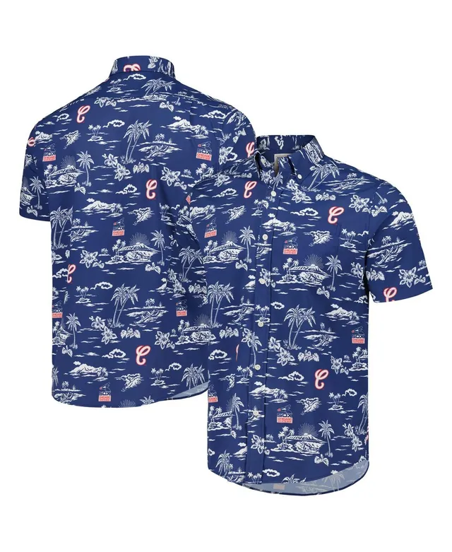 Men's Reyn Spooner Navy Boston Red Sox Kekai Button-Down Shirt