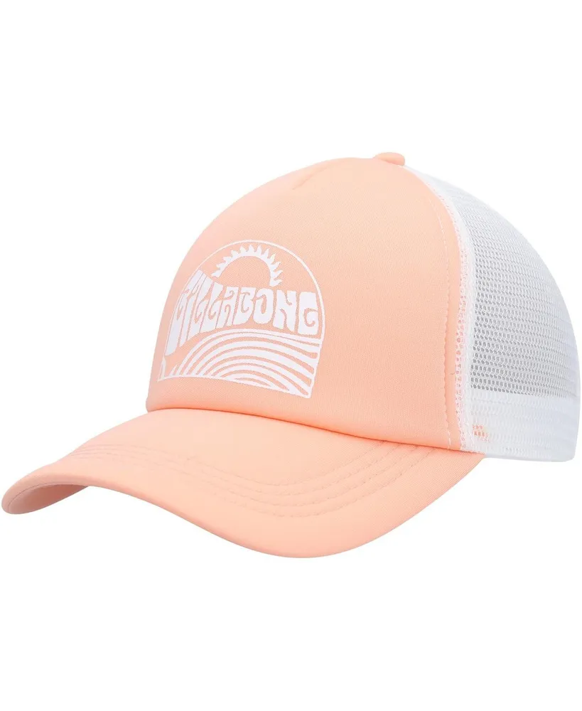 Women's Billabong Coral Across Waves Trucker Snapback Hat