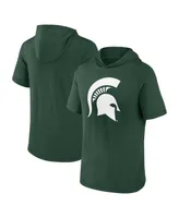 Men's Fanatics Green Michigan State Spartans Primary Logo Hoodie T-shirt