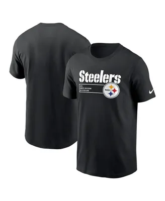 Men's Nike Black Pittsburgh Steelers Division Essential T-shirt