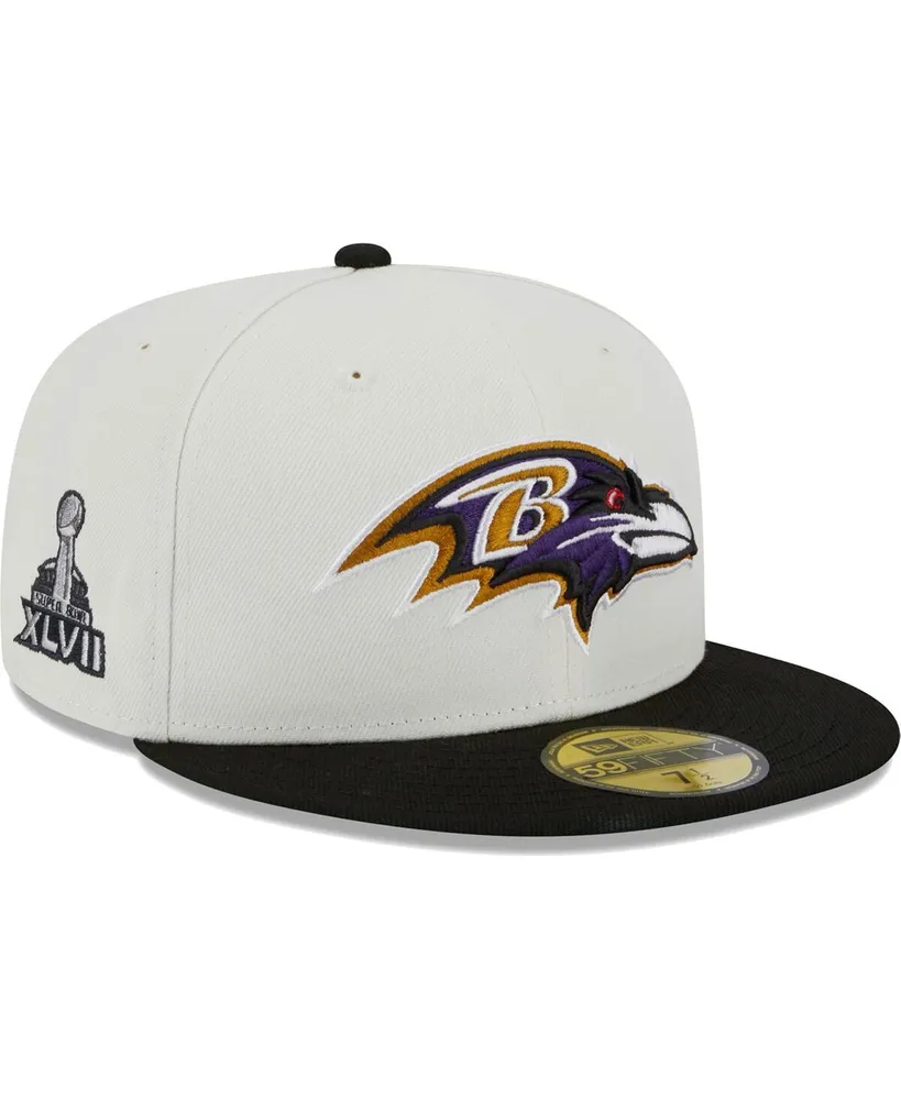 New Era Men's Baltimore Ravens Classic 39Thirty Chrome Stretch Fit Hat