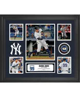 Aaron Judge New York Yankees Framed 20" x 24" 5-Photo Collage with a Piece of Game-Used Baseball