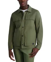 Karl Lagerfeld Paris Men's Four Pocket Long Sleeve Safari Jacket