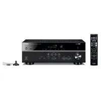 Yamaha Rx-V385BL 5.1 Channel Av Receiver with Ypao Automatic Room Calibration