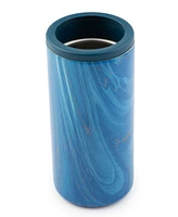 Cambridge Insulated Sapphire Blue Geode Slim Can Coolers, 2 Pack