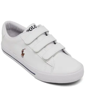 Polo Ralph Lauren Little Boys Easten Ii Ez Adjustable Strap Closure Casual Sneakers from Finish Line