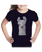 Big Girl's Word Art T-shirt