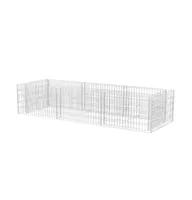 vidaXL Gabion Raised Bed Steel 106.3"x35.4"x19.7"