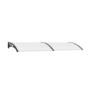 vidaXL Door Canopy and Transparent 118.1"x29.5" Pc