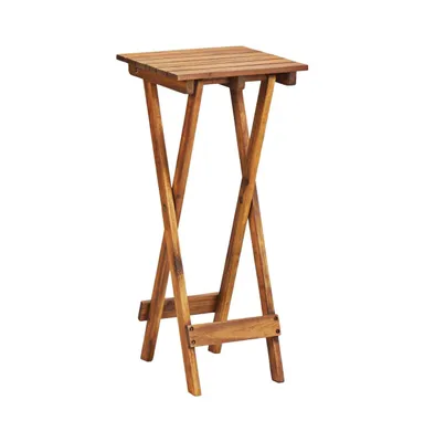 vidaXL Plant Stand 11.8"x11.8"x26.4" Solid Acacia Wood