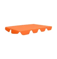 vidaXL Replacement Canopy for Garden Swing Orange 59.1"/51.2"x41.3"/27.6"