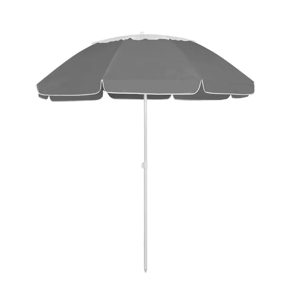 vidaXL Beach Umbrella Anthracite 118.1"