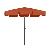 vidaXL Beach Umbrella Terracotta 78.7"x49.2"