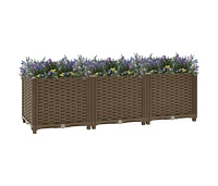 vidaXL Raised Bed 47.2"x15.7"x15" Polypropylene