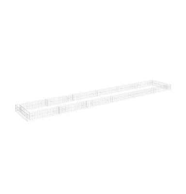 vidaXL Gabion Raised Bed Galvanized Steel 236.2"x39.4"x7.9"