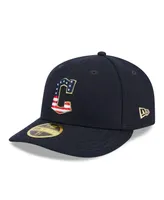 Men's New Era Navy Cleveland Guardians 2023 Fourth of July Low Profile 59FIFTY Fitted Hat