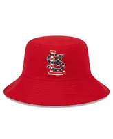 Men's New Era Red St. Louis Cardinals 2023 Fourth of July Bucket Hat