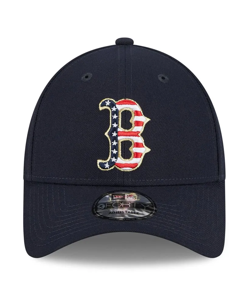 Men's New Era Navy Boston Red Sox 2023 Fourth of July 9FORTY Adjustable Hat