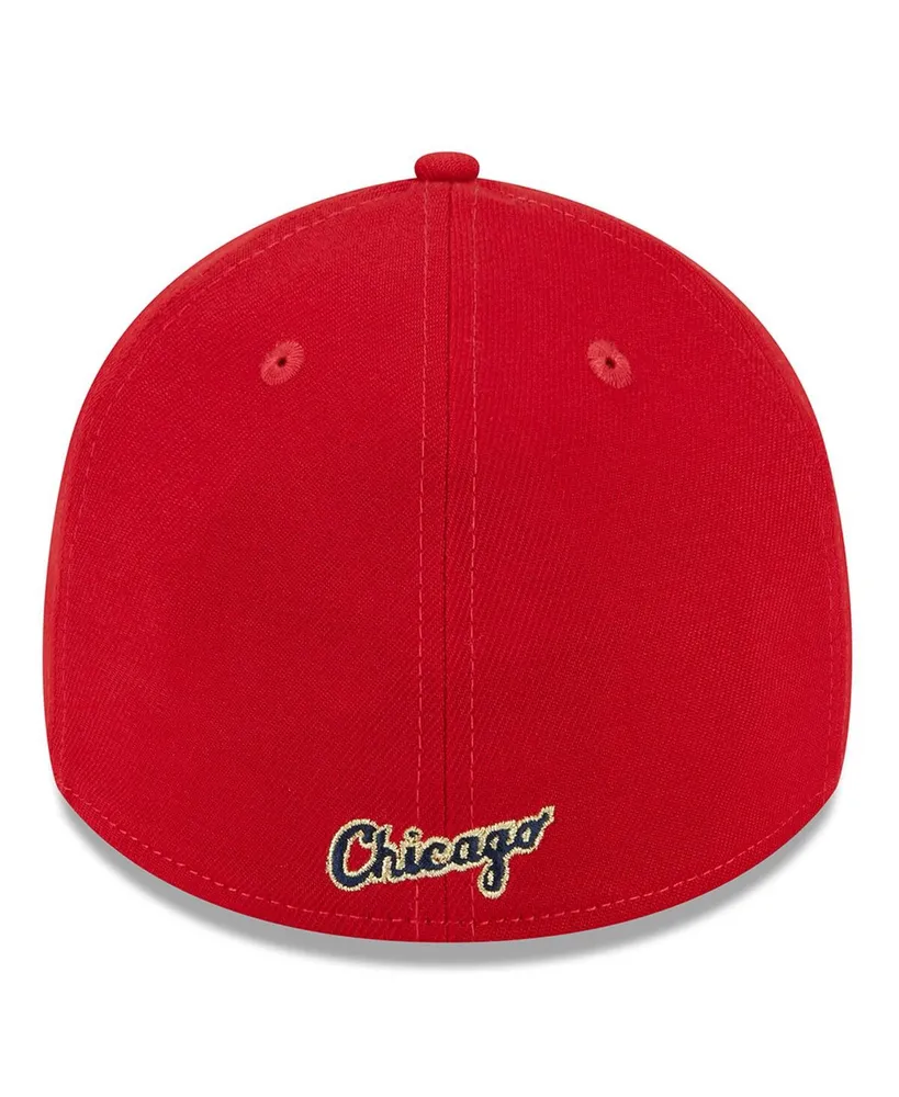 Men's New Era Red Chicago White Sox 2023 Fourth of July 39THIRTY Flex Fit Hat