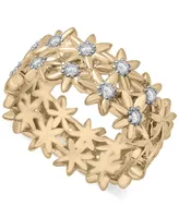 Audrey by Aurate Diamond Flower Ring (1/3 ct. t.w.) Gold Vermeil, Created for Macy's