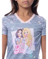 Barbie Girls Unicorn Skipper T-Shirt And Pants Jogger Pajama Set