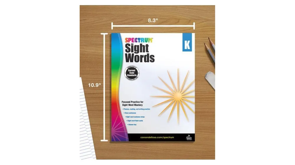 Spectrum Sight Words, Grade K by Spectrum Compiler