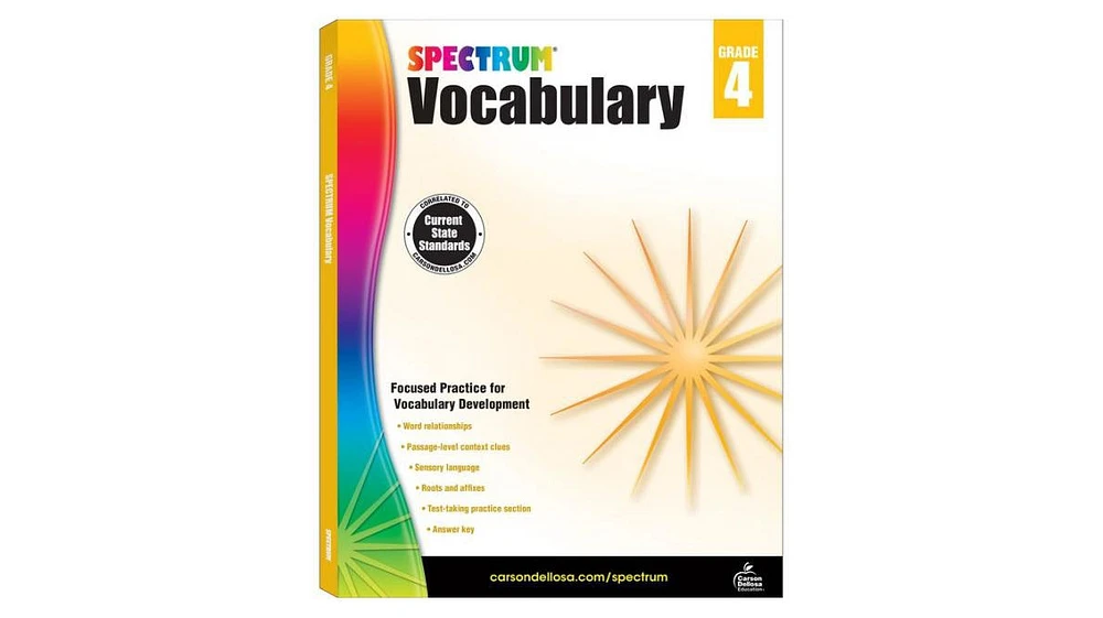 Spectrum Vocabulary, Grade 4 by Spectrum Compiler