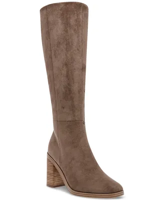 Dv Dolce Vita Women's Flapper Knee-High Block-Heel Dress Boots