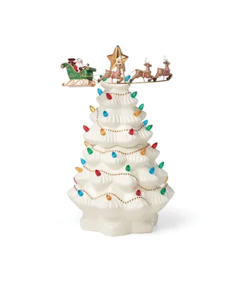 Lenox Treasured Traditions Tree with Flying Santa