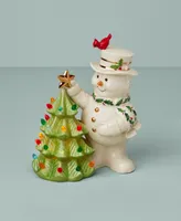 Lenox Happy Holly Days Snowman Lit Figurine