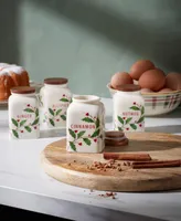 Lenox Holiday Baking Spice Jars, Set of 4