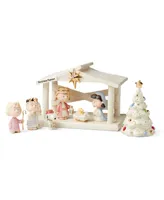 Lenox Peanuts The Christmas Pageant and Creche 8 Piece Set