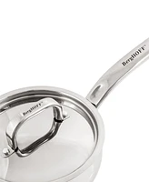 BergHOFF Belly Shape 18/10 Stainless Steel 8" Sauce Pan with Ss Lid, 3.2qt.