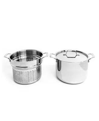 BergHOFF Professional Tri-Ply 18/10 Stainless Steel 3 Piece Pasta Cookware Set
