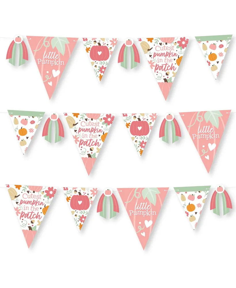 Big Dot Of Happiness Girl Little Pumpkin - Fall Birthday Party Or