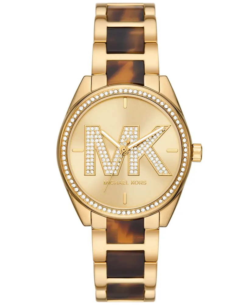 Michael Kors Women's Janelle Three-Hand Two-Tone Stainless Steel Watch 36mm