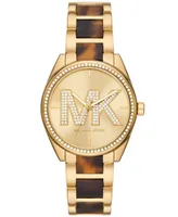 Michael Kors Women's Janelle Three-Hand Two-Tone Stainless Steel Watch 36mm